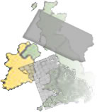Composite image of Ireland, Pennsylvania, and Missouri where the Caldwells resided.